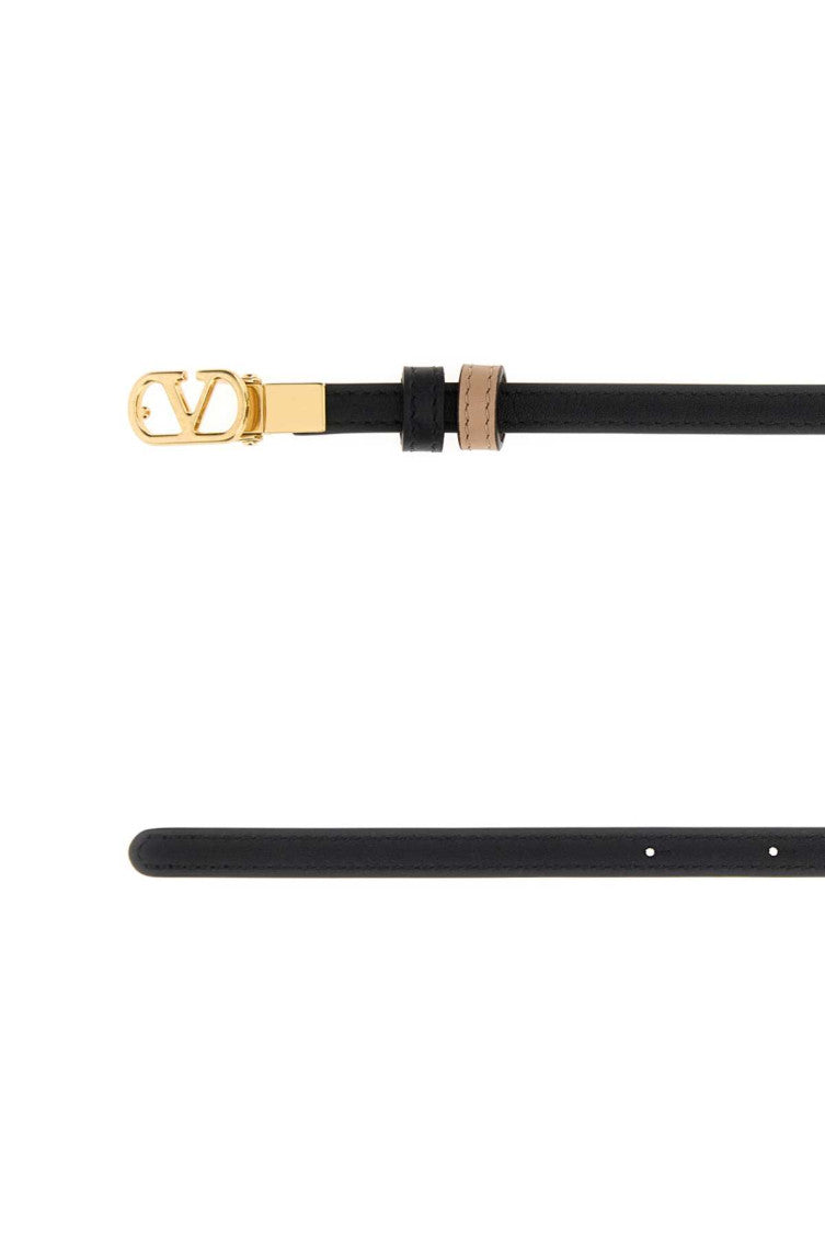 Black VLogo Reversible Belt 2