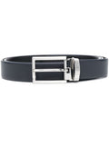 Black Solid Reversible Belt Set 1