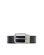 Black Solid Reversible Belt 1