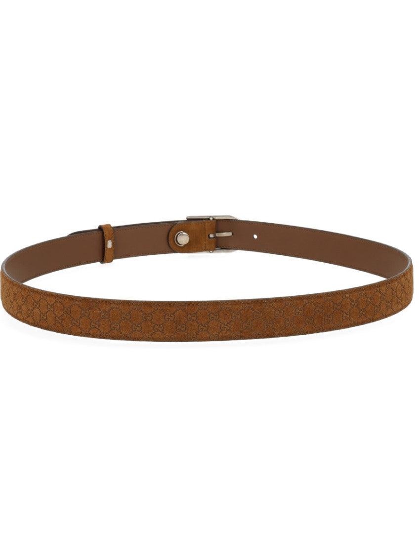 Brown Logo Buckle Belt 2