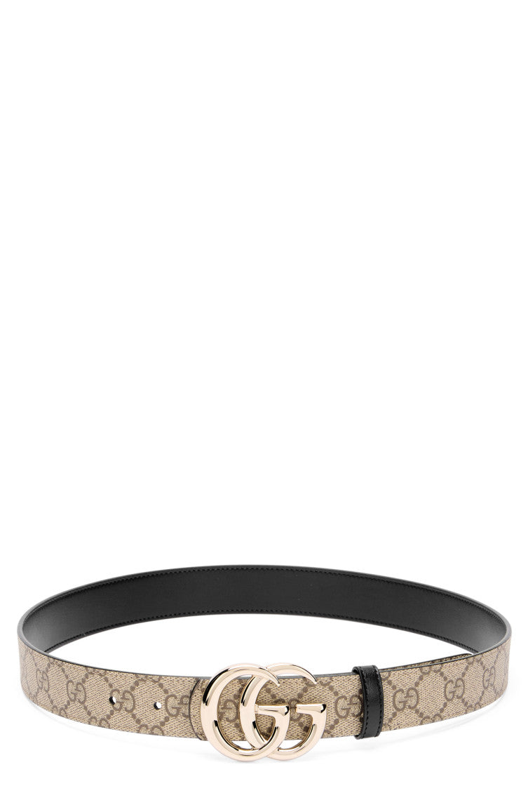 Beige GG Logo Reversible Belt 1