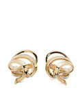 Golden Leafbig Earrings 1