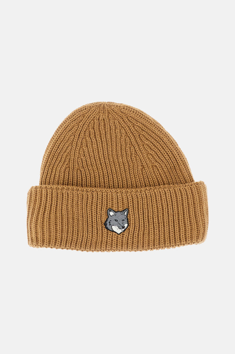 Brown Logo Beanie Hat 1