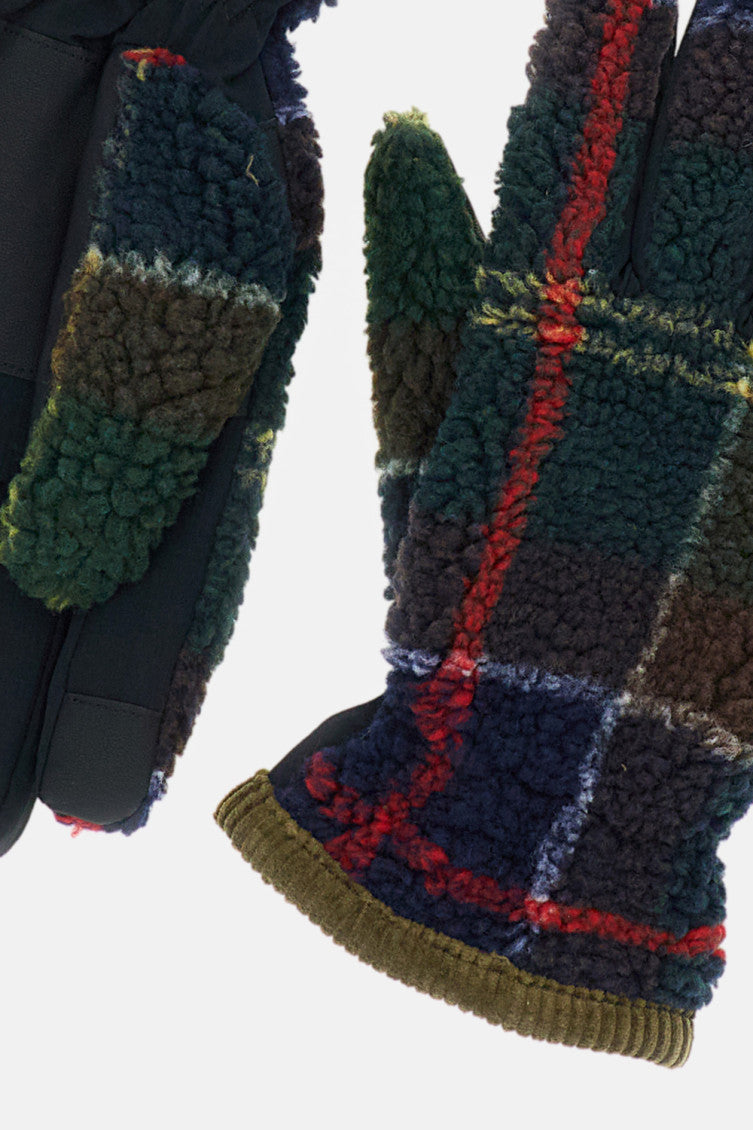 Multicolor Tartan Pattern Gloves 2