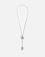 Silver Key Pendant Necklace 1