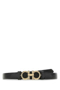 Black Gancini Buckle Belt 1