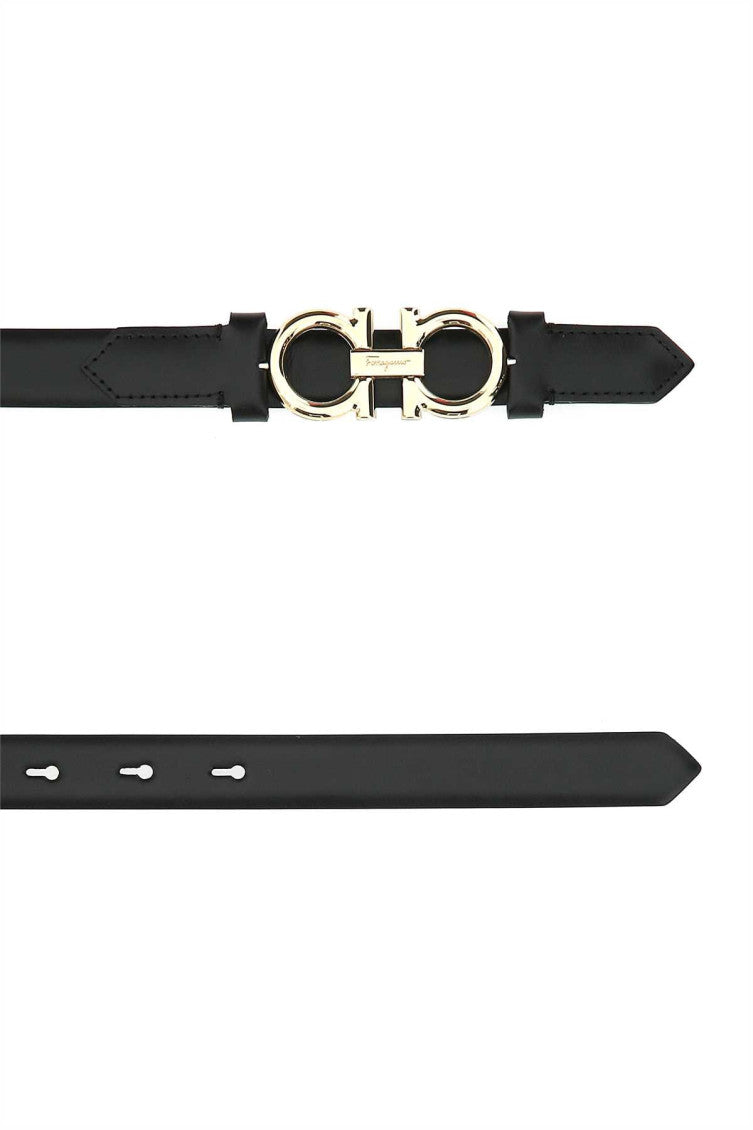 Black Gancini Buckle Belt 2