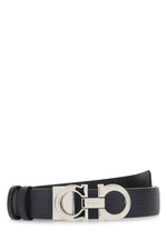 Black Reversible Gancini Buckle Belt 1