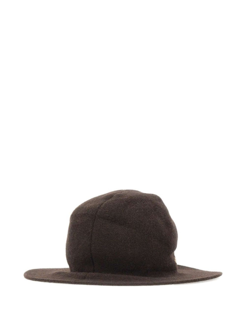 Brown Logo Cloche Hat 1