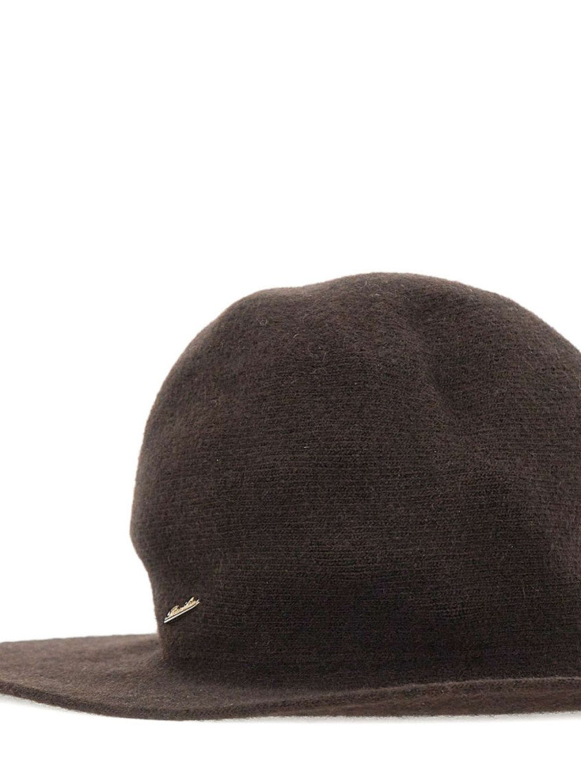 Brown Logo Cloche Hat 2