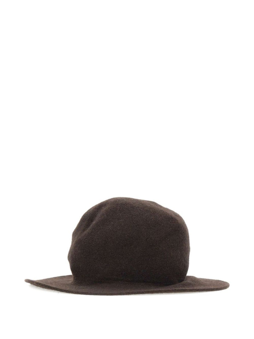 Brown Logo Cloche Hat 5