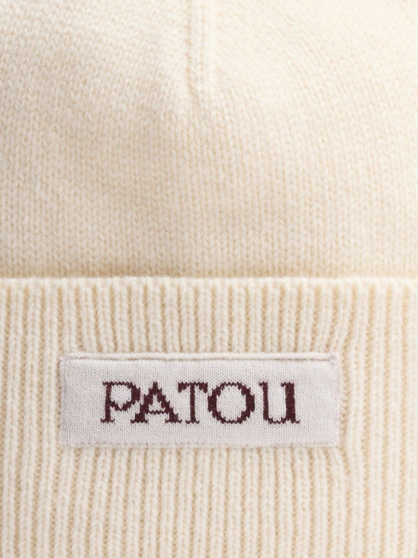 White Logo Beanie Hat 2