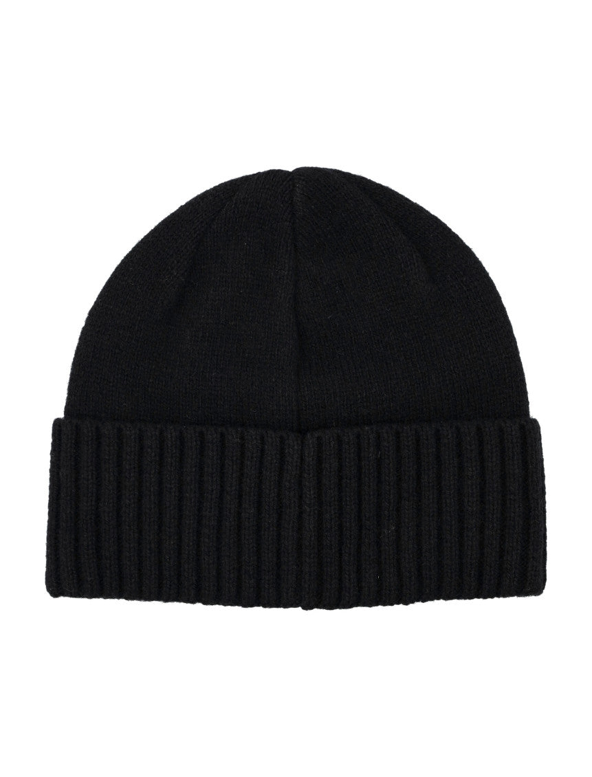 Black Logo Beanie Hat 2