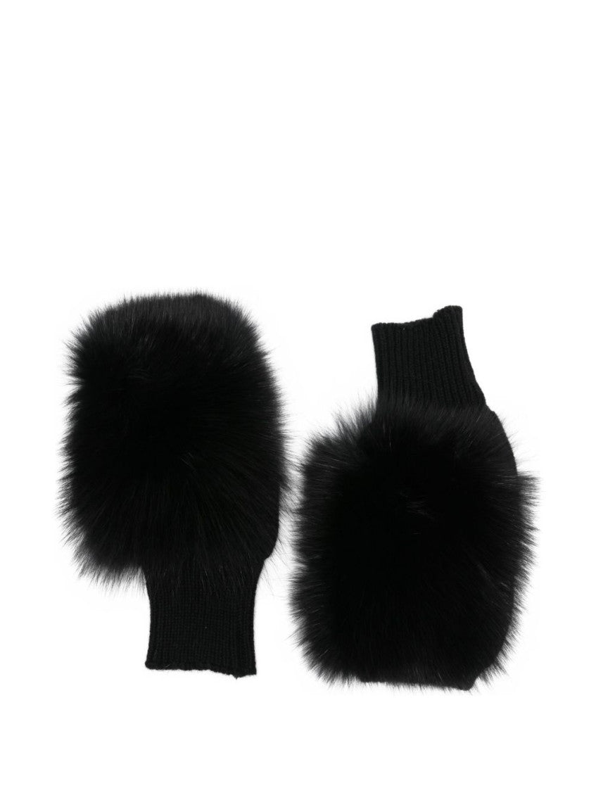 Black Fingerless Gloves 1