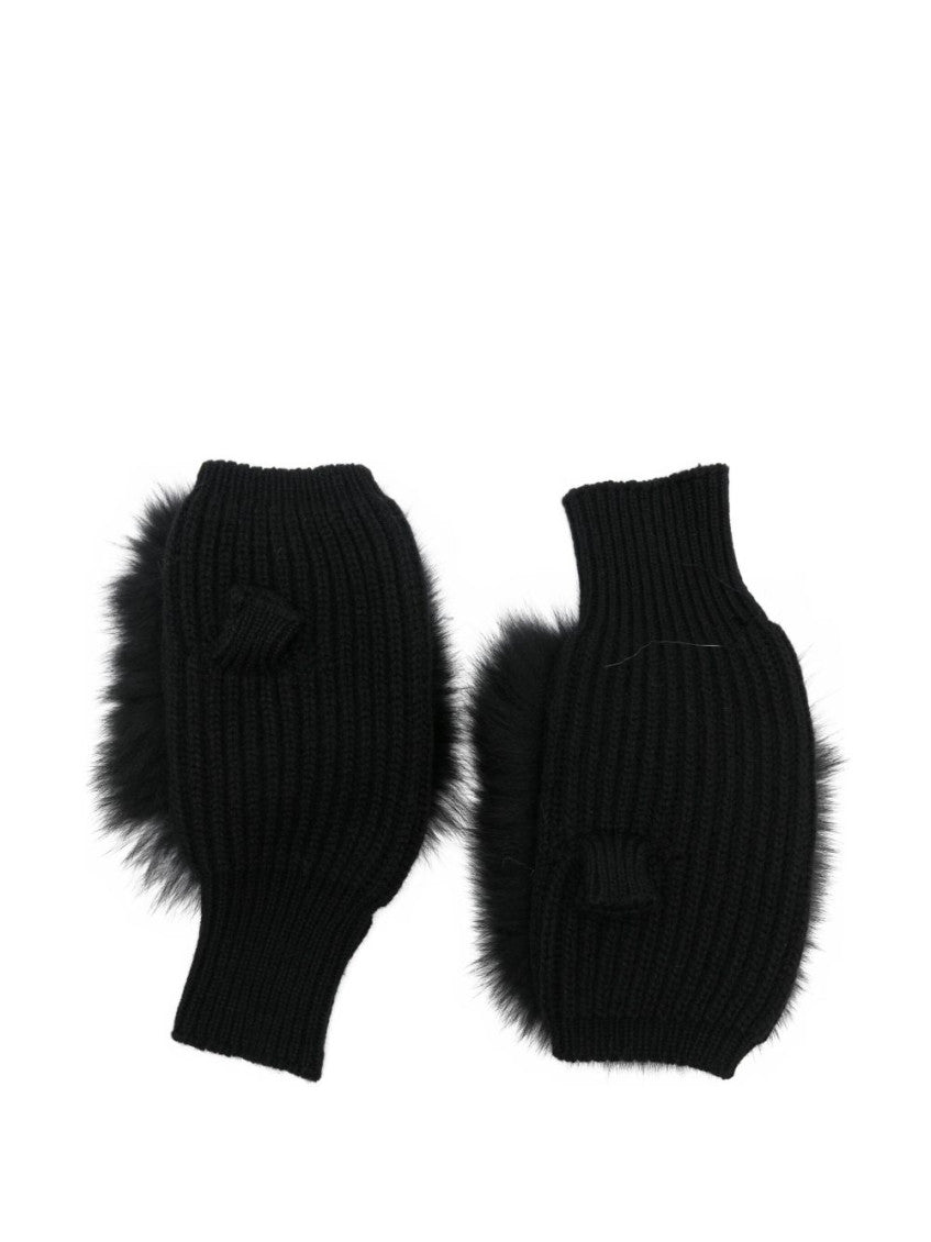 Black Fingerless Gloves 3