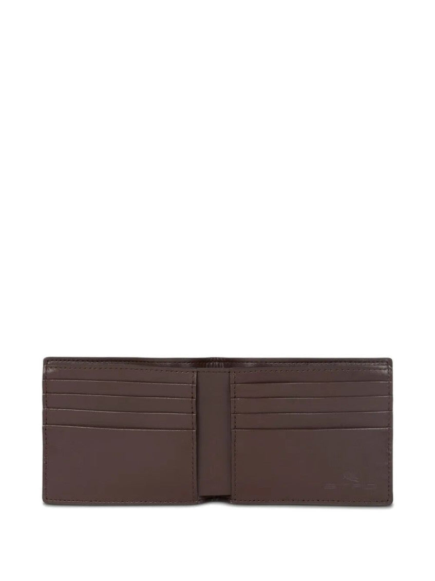 Brown Paisley Pattern Wallet 2