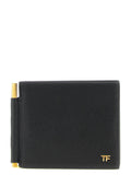 Black Logo Textured Wallet 1