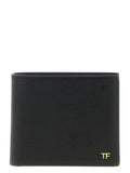 Black Logo Textured Wallet 1