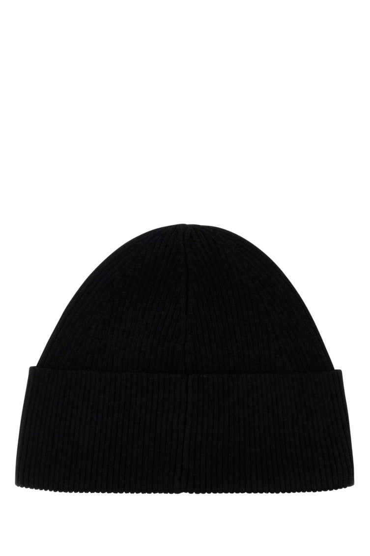 Black Logo Beanie Hat 2