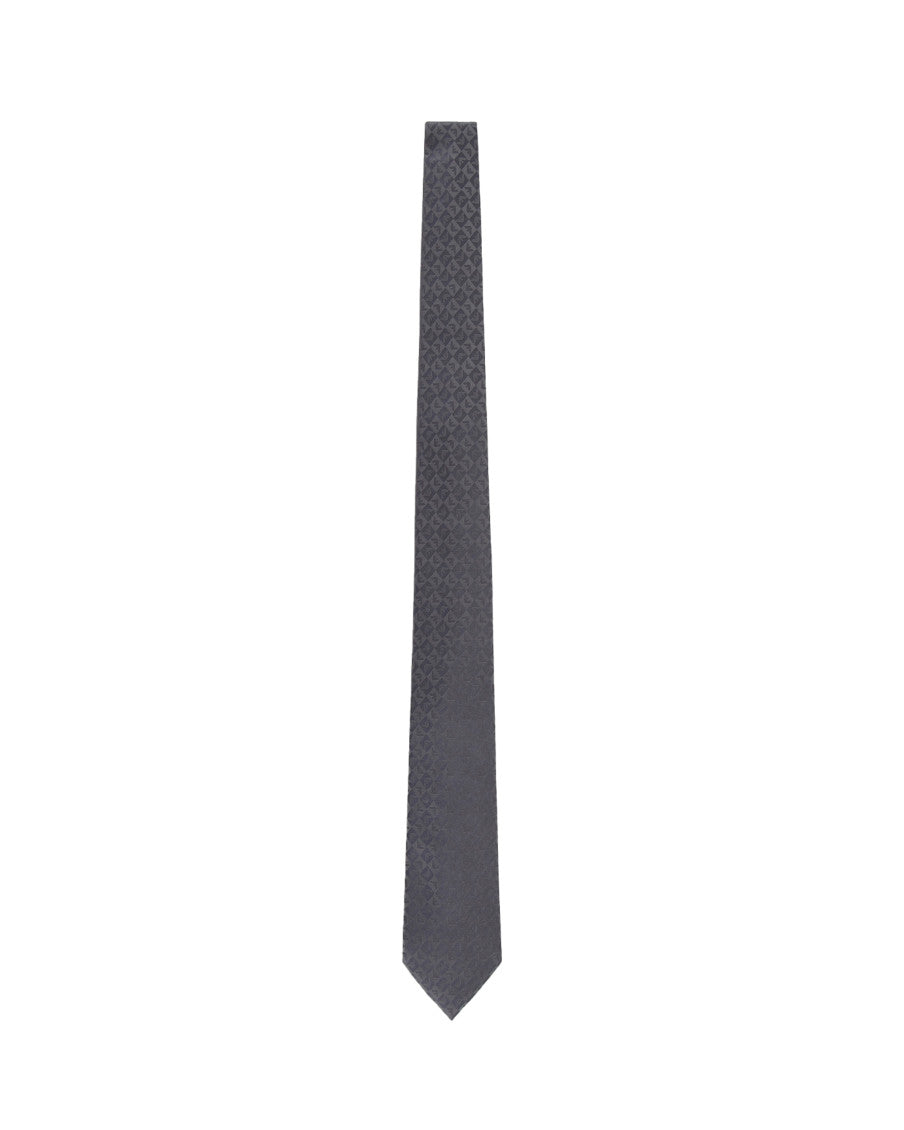 Grey Jacquard Tie 1