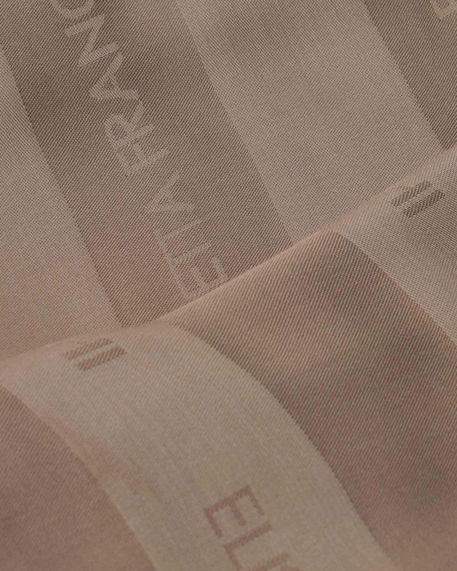 Brown Stripes Logo Scarf 2