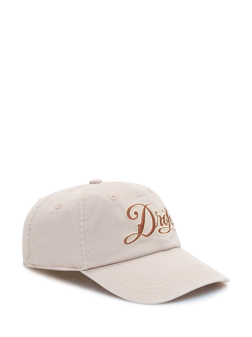 Brown Embroidered Baseball Hat 2