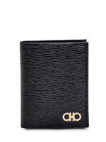 Black Gancini Textured Wallet 1