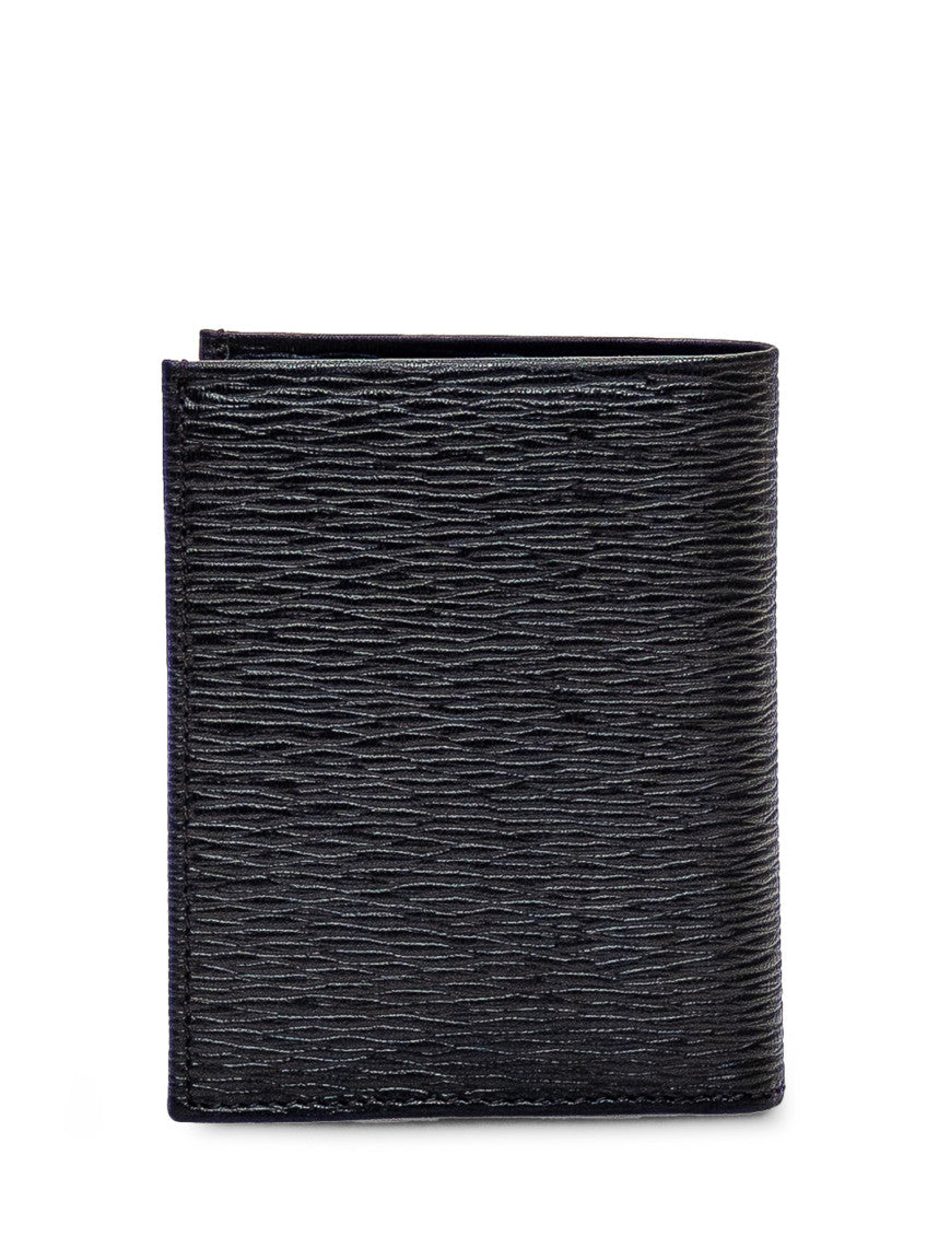Black Gancini Textured Wallet 2
