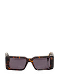 Brown Tortoise Rectangular Sunglasses 1