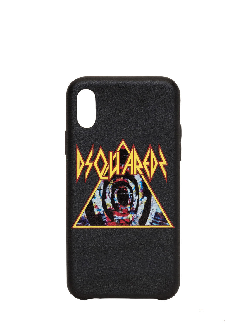 Black Printed  iPhone X Cover 1