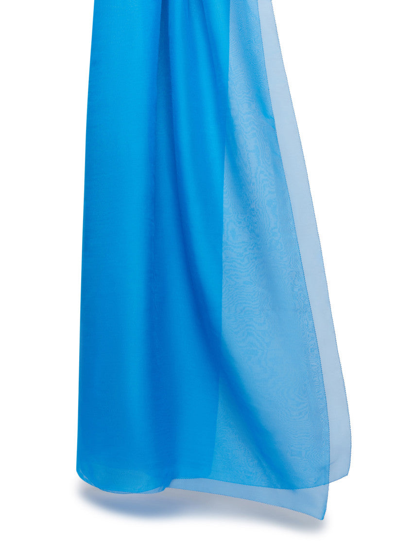 Blue Rivera Solid Scarf 2