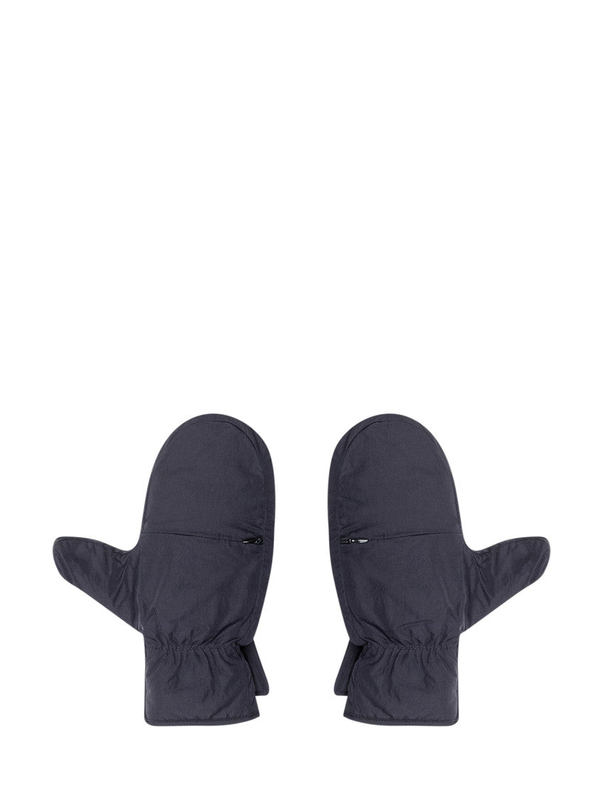 Black Y-3 Logo Gloves 2