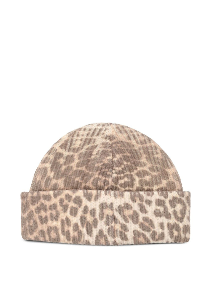 Leopard Print Beanie Hat 2