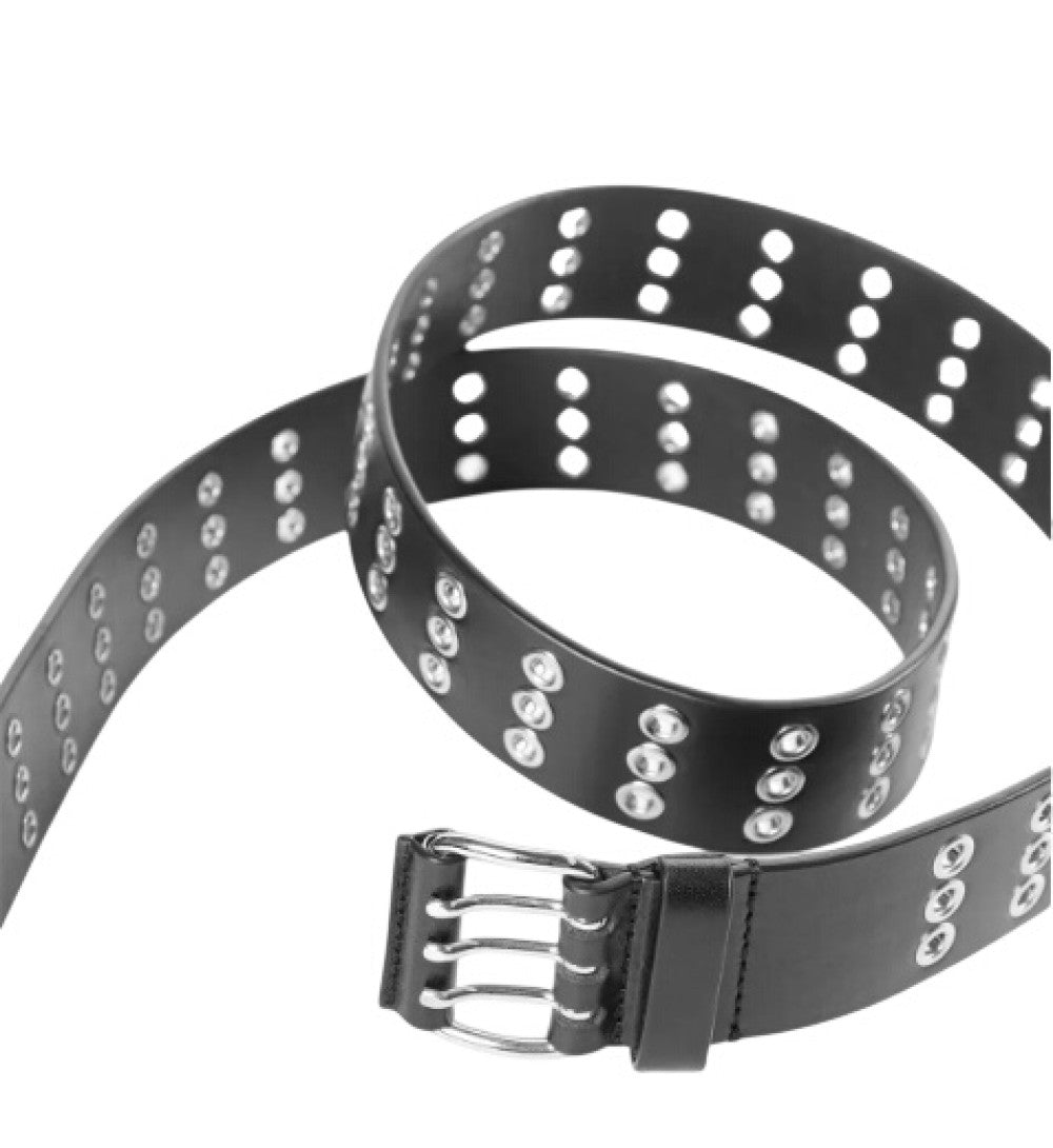 Black Embellished Buckle Belt 2