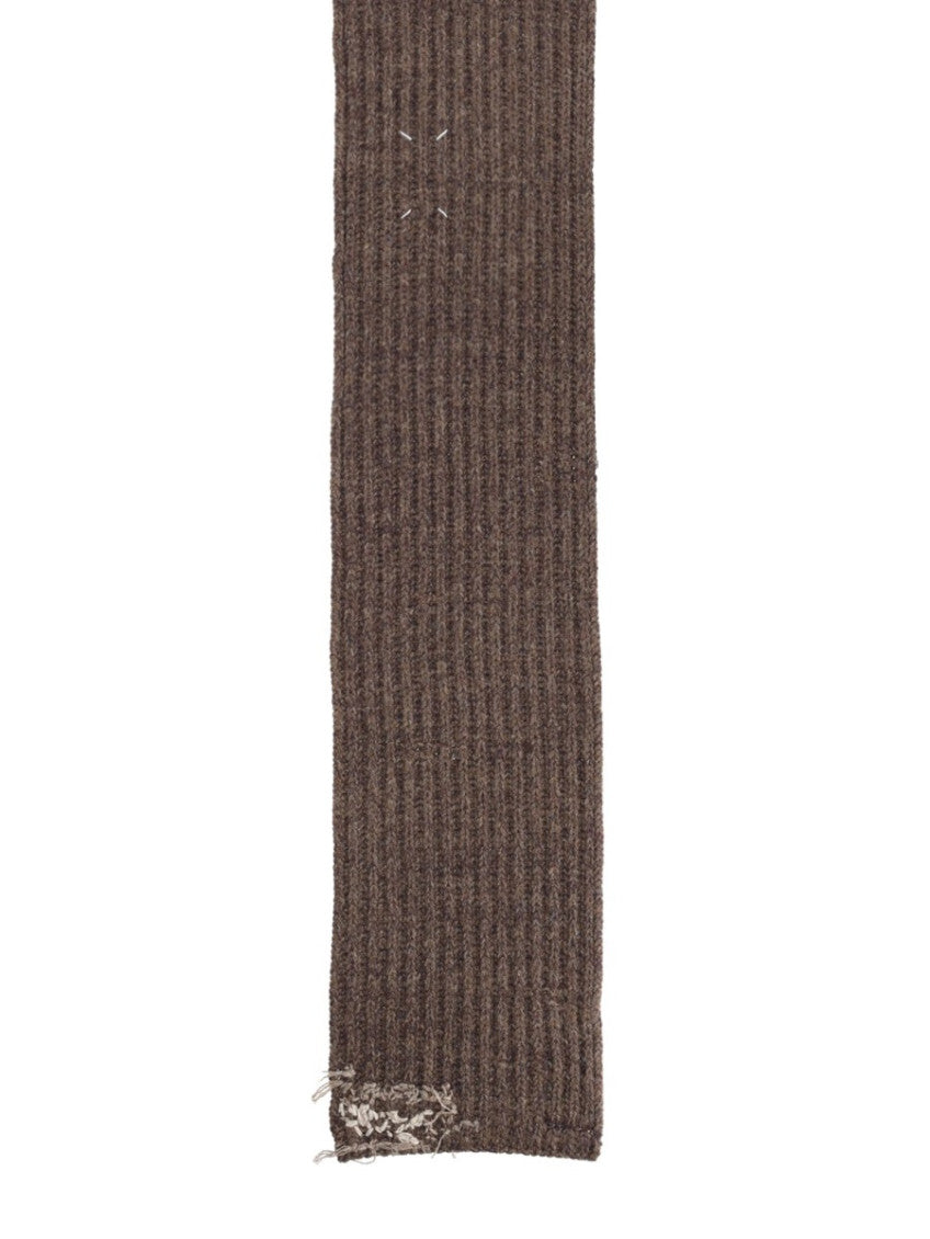 Brown Knitted Scarf 2