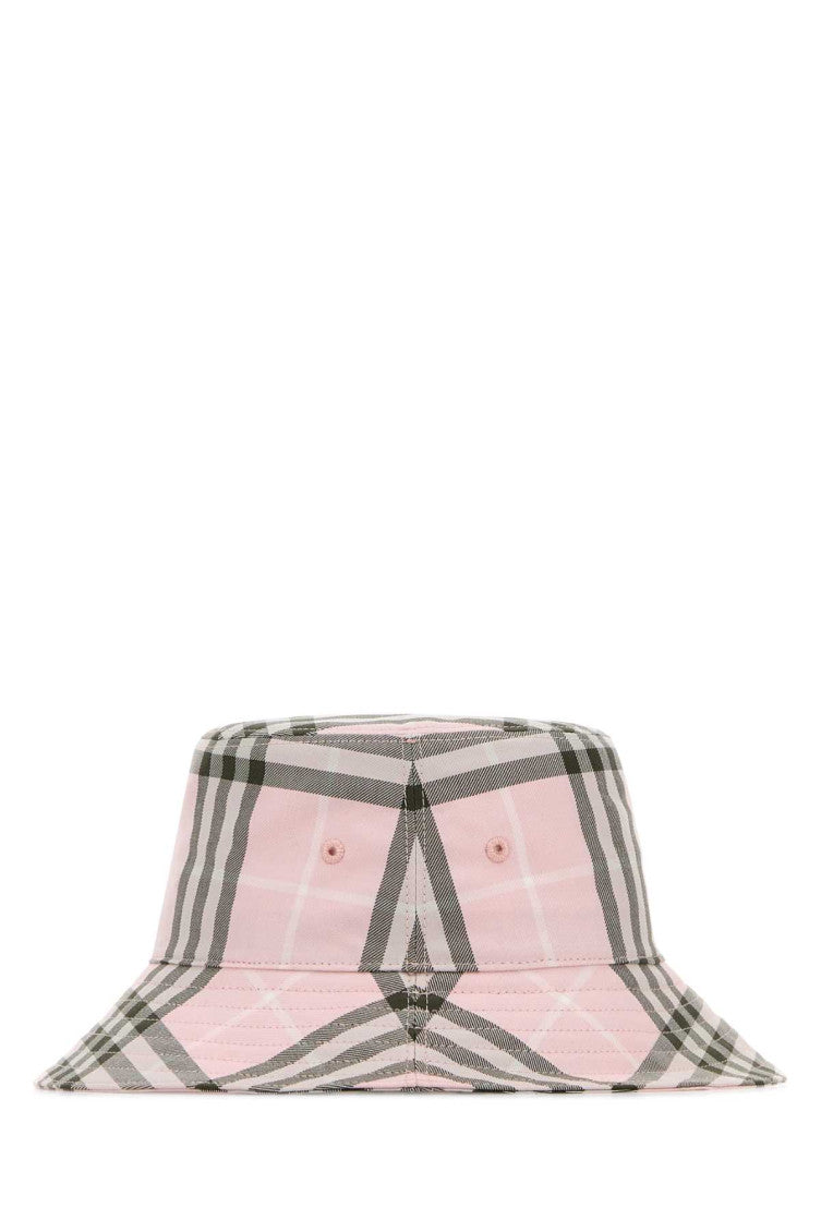 Pink Check Bucket Hat 2
