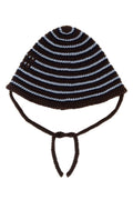 Brown Striped Bucket Hat 1