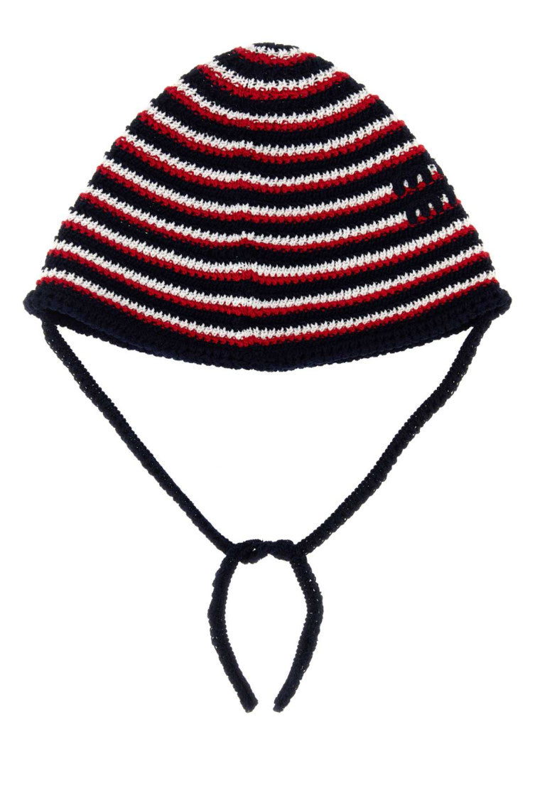 Multicolor Striped Bucket Hat 2