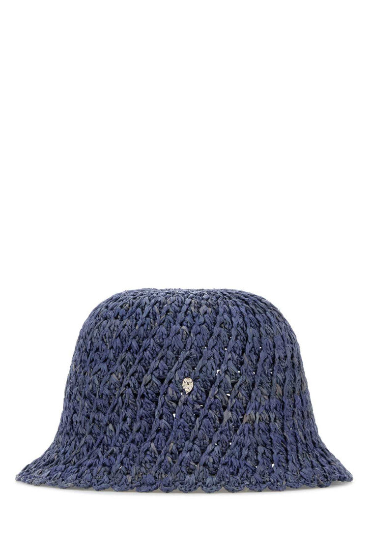 Blue Crochet Bucket Hat 1