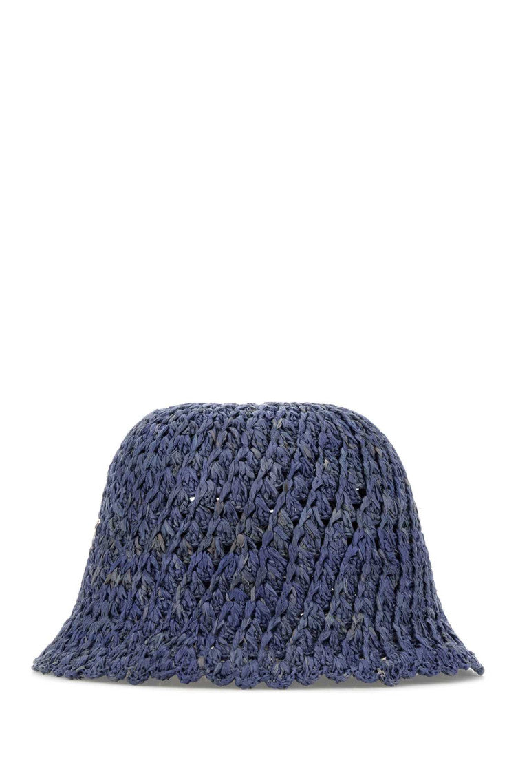 Blue Crochet Bucket Hat 2