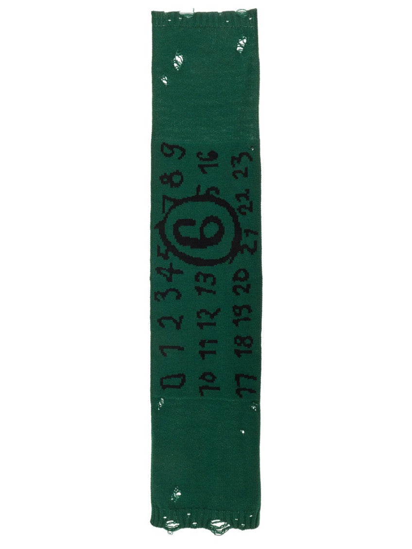 Green Logo Scarf 1