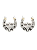 Silver "HORSESHOE" TWINS 1