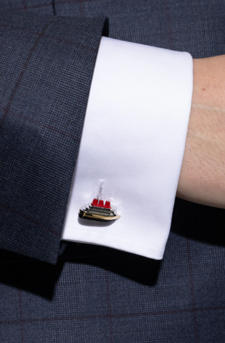 Multicolor Ship Cufflinks 2