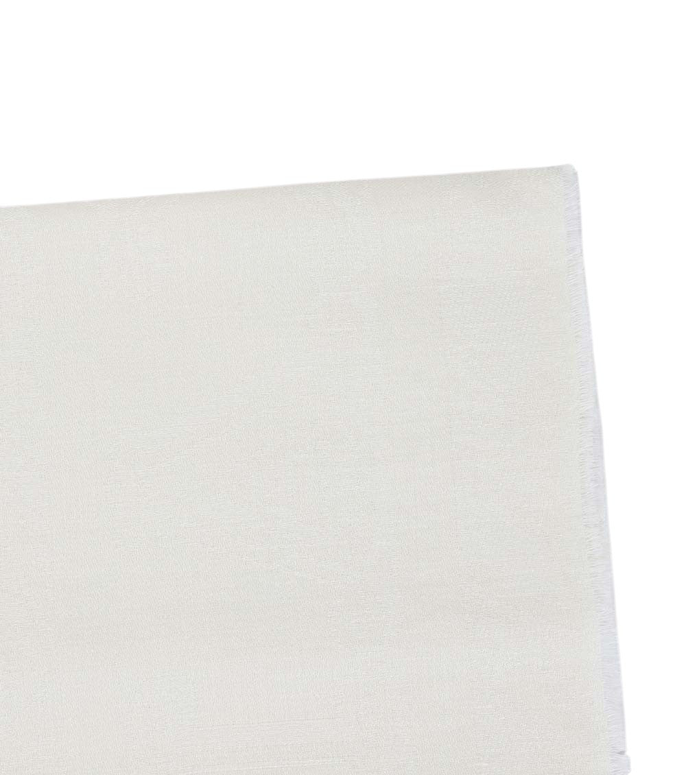 White None Solid Scarves 2