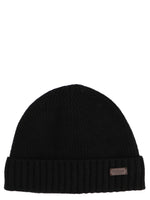 Black Logo Beanie Hat 1