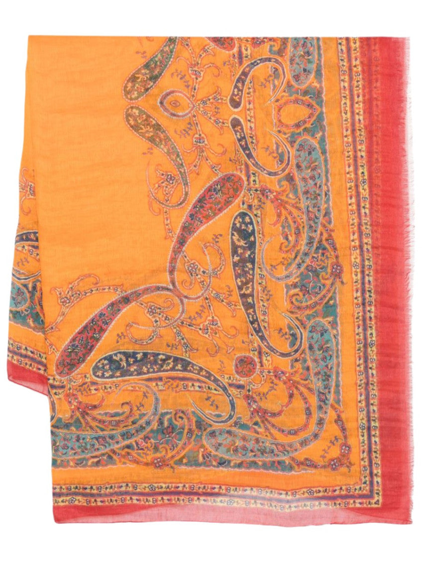 Multicolor Paisley Scarves 1