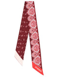 Red Foulard Paisley Bandana Scarf 1