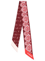 Red Foulard Paisley Bandana Scarf 1