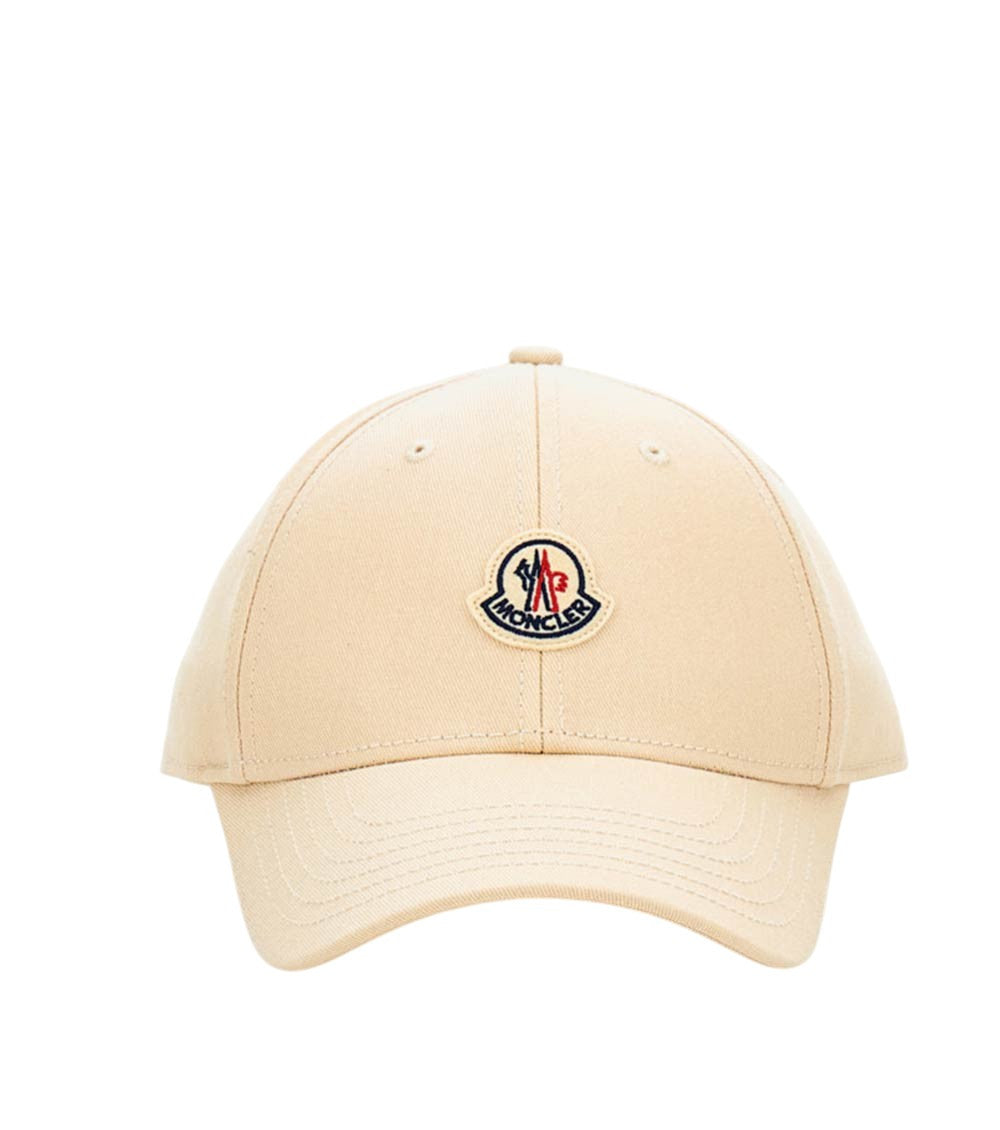 Beige Logo Baseball Hat 1