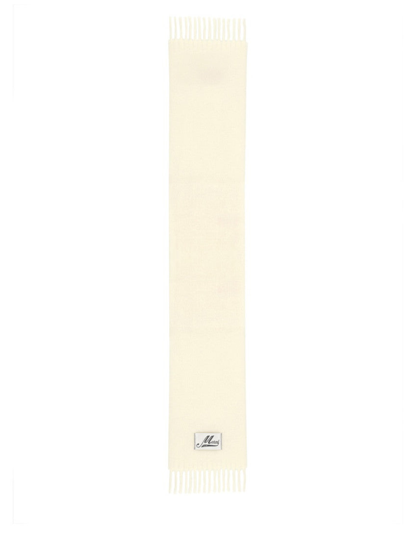 White Solid Scarf 1
